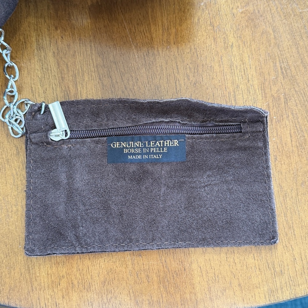 Genuine Italian Suede Hobo Bag - Picture 4 of 5